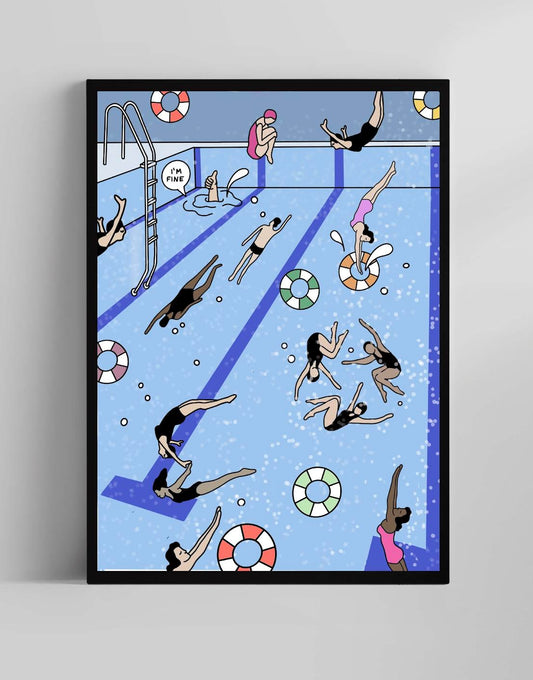 poster - swimmers