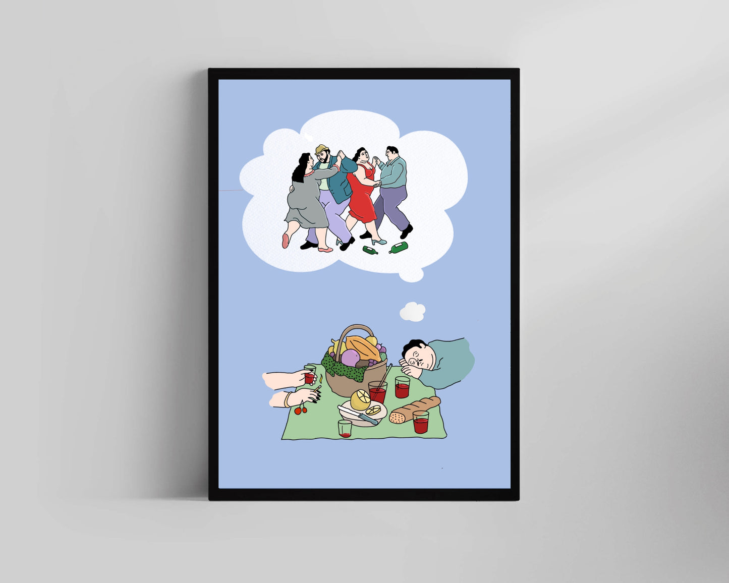 poster - botero dreaming