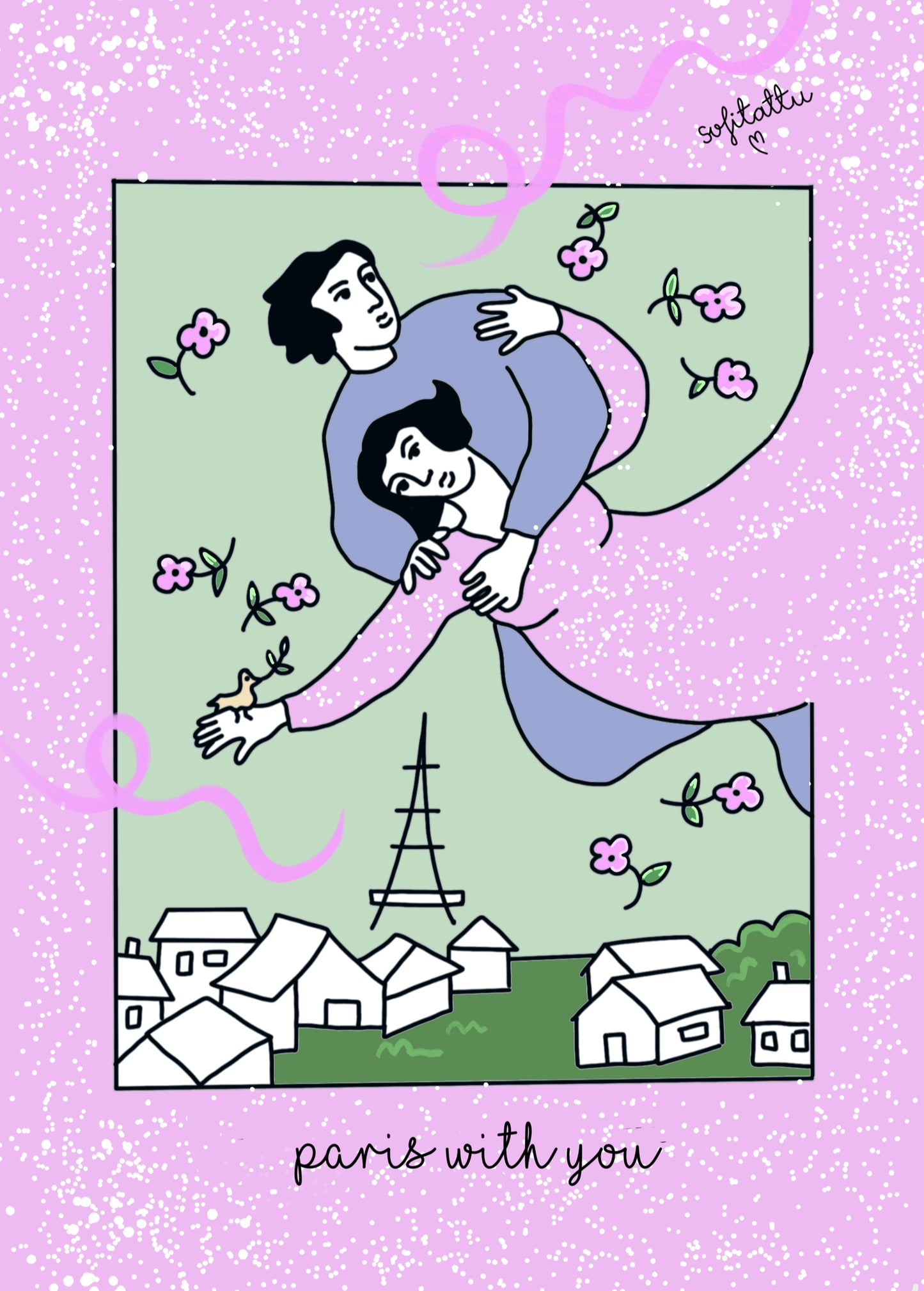 chagall is Paris dreaming