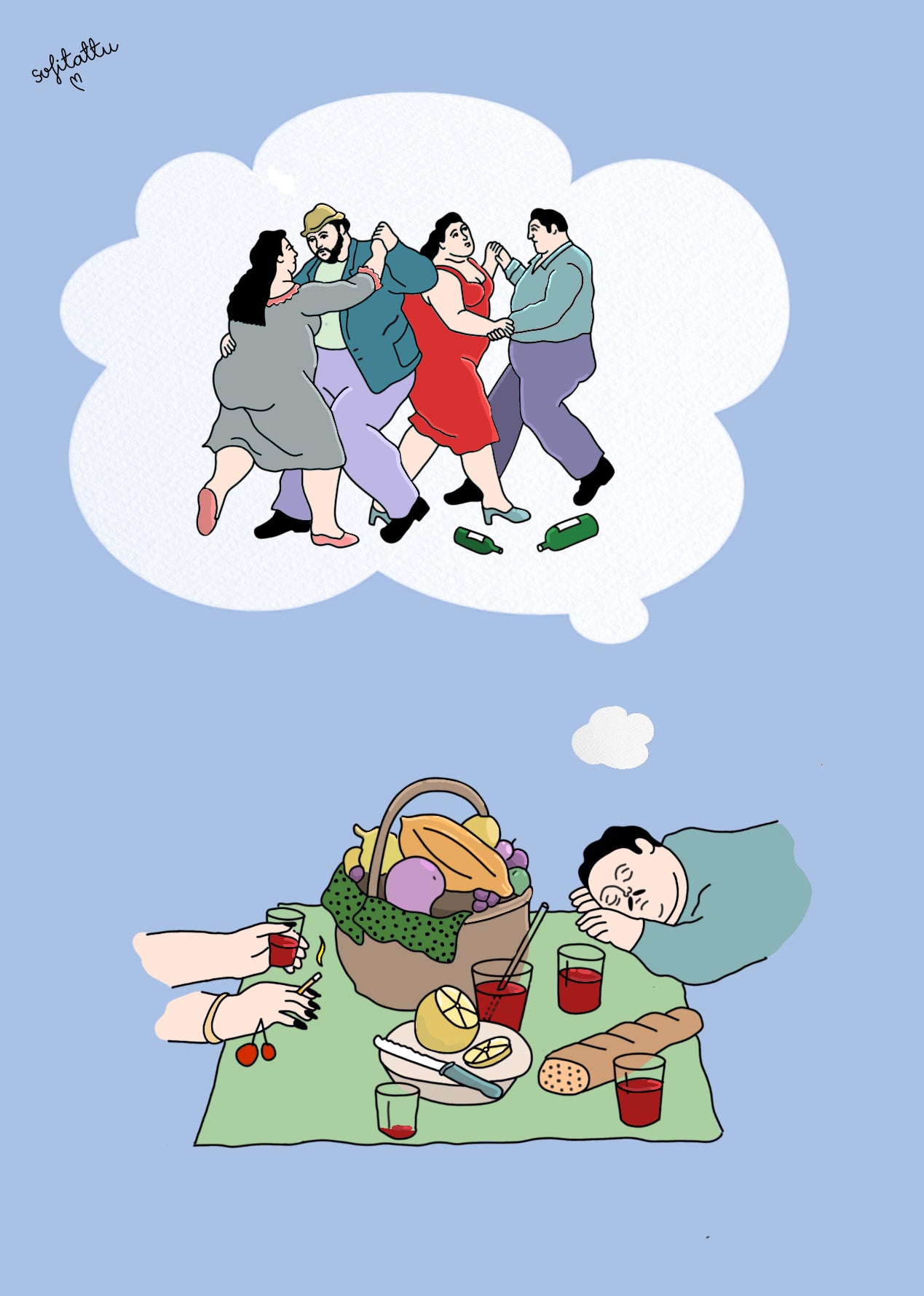 poster - botero dreaming